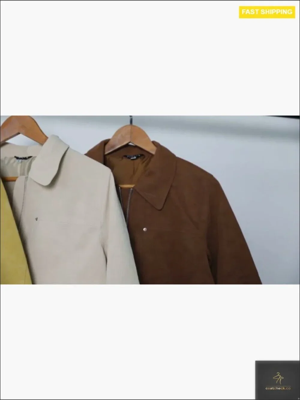 Faux Leather Jacket Loose Lapel Long Sleeve Zip Up Coat Casual Fall Outwear